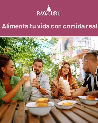 Vista 5 de RawGuru Leche de coco orgánica en polvo, vegana y rica en nutrientes con hierro y potasio, leche orgánica rica y cremosa para beber o hornear, 16