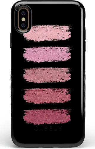 Vista 10 de Casely Funda para iPhone Xs Max Funda con estampado de festival (solo buenas vibraciones)