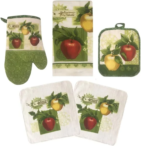 Vista 11 de Manoplas de horno y soportes para ollas, juegos de toallas de cocina y paños de cocina, guantes de horno, paños de cocina, juego de paños de cocina