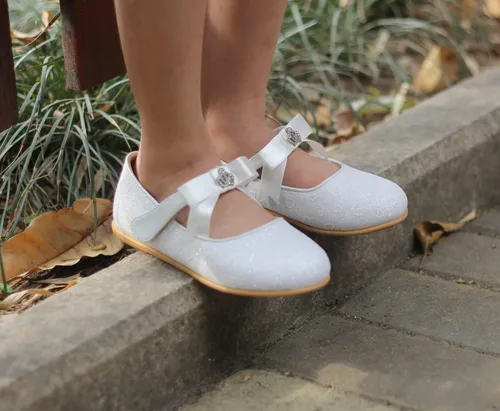 Vista 5 de EIGHT KM Zapatos de vestir para niñas pequeñas Zapatos Mary Jane para niñas Mary Jane Flats Zapatos de ballet Fiesta, niña de flores, zapatos