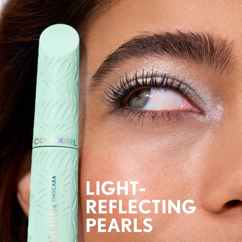 Vista 5 de CoverGirl Lash Blast Cleantopia Mascara - Extreme Black Frost, vegano, voluminizador, ojos sensibles, sin manchas, 0.32 onzas