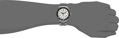 Vista 4 de Bulova 98B205 Reloj analógico de cuarzo japonés gris para hombre