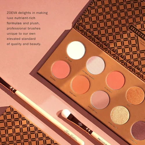 Vista 6 de ZOEVA Spice of Life Paleta de sombras de ojos – 10 sombras de ojos altamente pigmentadas, tonos neutros a atrevidos, brillantes, mate, acabados