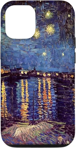 Vista 31 de Starry Night Over The Rhone, Vincent Van Gogh. Funda para iPhone 17