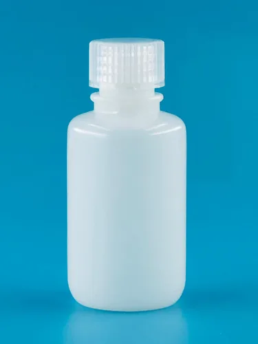 Vista 3 de Botellas Reactivos de Boca Estrecha Natural de 60ml 2oz HDPE con Tapas de PP, Paquete de 56 Medium Paquete