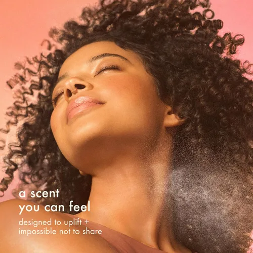Vista 4 de amika: aura rocío para cabello y cuerpo pomelo rosa, albaricoque jugoso + vainilla cálida
