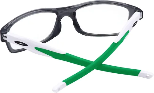 Vista 4 de BroLizard - Brazos de repuesto para Oakley Crosslink Glass Satin White Frame - Verde oscuro