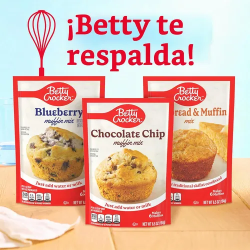 Vista 8 de Betty Crocker Mezcla de muffins de nuez de plátano, hecha con nueces, 6.4 onzas (paquete de 9)