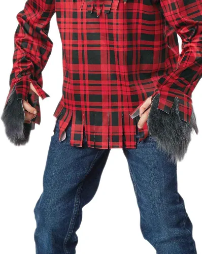 Vista 4 de Seasons Direct Halloween Boys Gray Full Moon Werewolf Costume