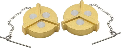 Vista 7 de Tapa de combustible de sillín no bloqueable para tanque Compatible con camiones pesados Ford L-Class de 1990-1998, diámetro de 2-1/4, rosca NPSF
