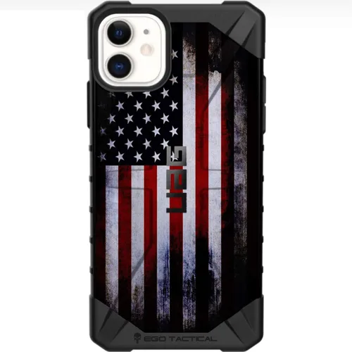Vista 39 de EGO TACTICAL Limited Edition UAG Urban Armor Gear case Compatible with iPhone 12 Mini [5.4" Screen] A-10 Warthog
