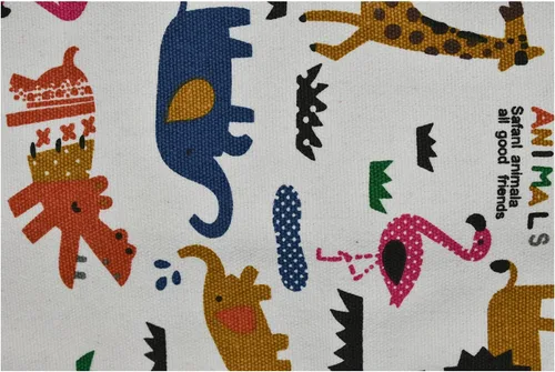 Vista 7 de Maydahui Rollo de lápiz de color de lona 24 ranuras Animales de dibujos Animales de dibujos animados