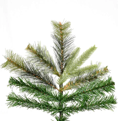 Vista 2 de Vickerman árbol de navidad artificial fino de cachemira, de 65 pies Verde