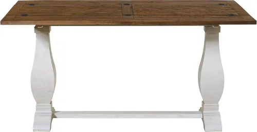 Vista 11 de Martin Svensson Home Napa Solid Wood Flip Top Sofa Table, Natural Natural recuperado