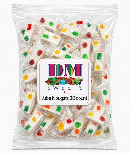 Vista 2 de Jube Nougats - Caramelos masticables de 30 piezas de gelatina envueltos individualmente