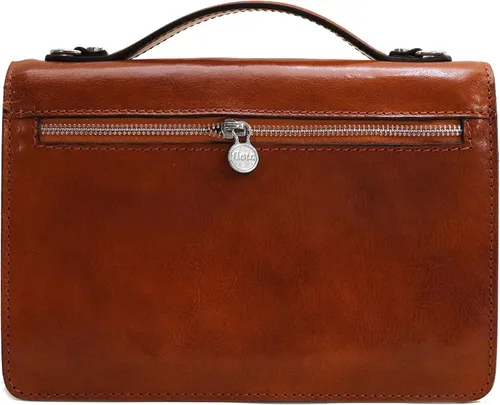 Vista 3 de Floto Milano Mini bolso de cuero de grano completo