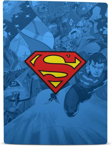 Vista 3 de Head Case Designs Adhesivo de vinilo con licencia oficial de Superman DC Comics Collage y cómics para placa frontal de videojuegos, compatible