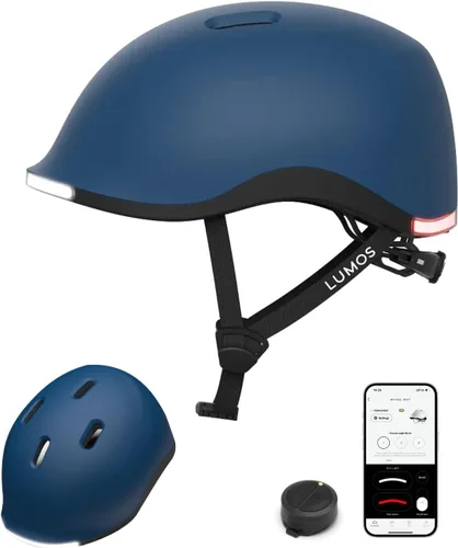 Vista 19 de Lumos Nyxel Smart Bike Helmet, Customizable Front and Back LED Lights with Turn Signals, 360° Visibility App Controlled Comfortable & Lightweight