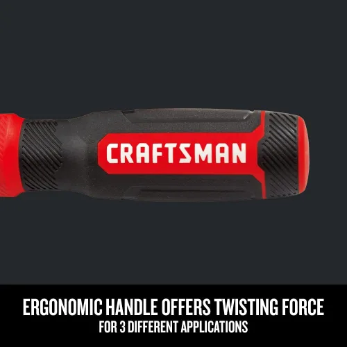 Vista 5 de CRAFTSMAN Destornillador de trinquete, juego multibits, 26 piezas (CMHT68001)
