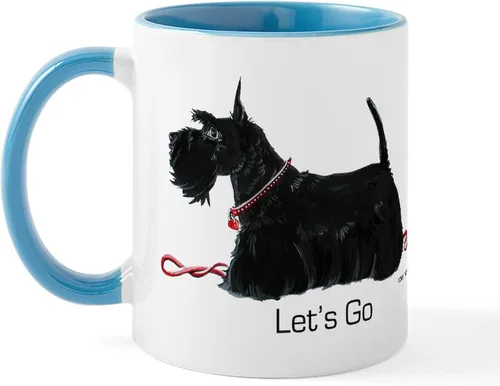 Vista 27 de CafePress Cloud Angel & Scotty Taza de café de cerámica (11 oz)