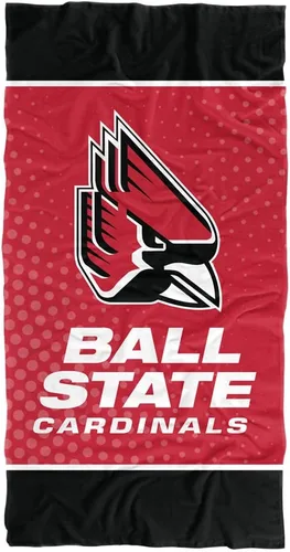 Vista 28 de LOGOVISION Manta Abilene Christian University, 30x60 Logo Dots CottonFront/PolyBackBeachTowel