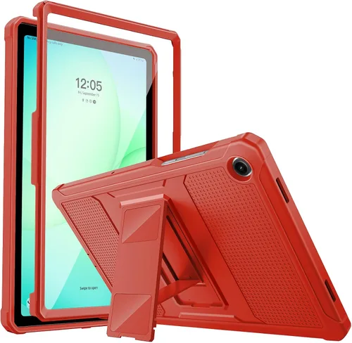 Vista 11 de MoKo Funda para Samsung Galaxy Tab A9 Plus/A9+ de 11 pulgadas 2023, a prueba de golpes de cuerpo completo resistente con protector de pantalla