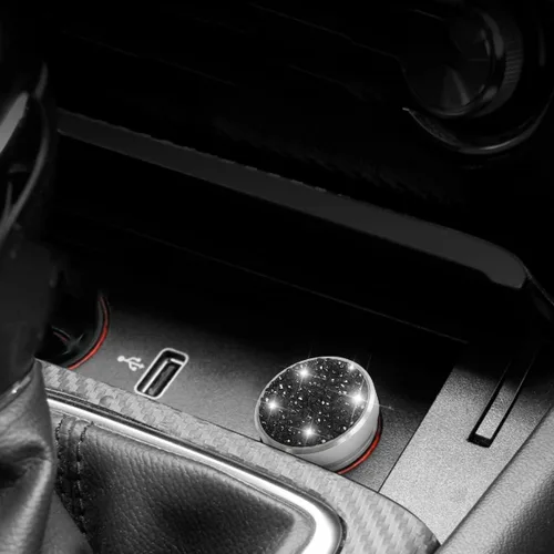 Vista 6 de Cubierta para Encendedor de Cigarrillos de Coche con Brillo, Cubierta para Encendedor de Cigarrillos a Prueba de Polvo para Coche Universal