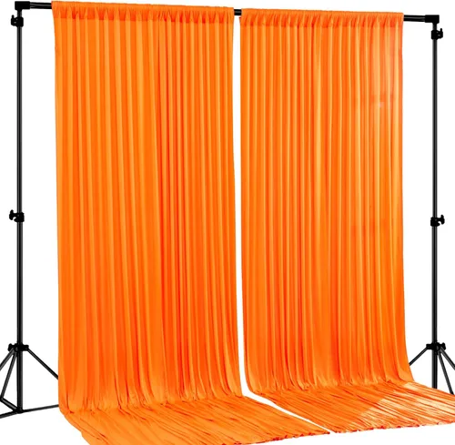 Vista 34 de Cortinas de Fondo Beige - Cortinas de Poliéster Sin Arrugas para Fotografía, Cortinas de Fondo para Fiestas, para Decoraciones de Baby Shower