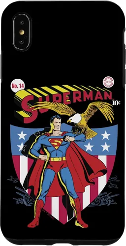 Vista 7 de Funda para iPhone 14 DC Comics Superman American Hero Vintage Comic Book