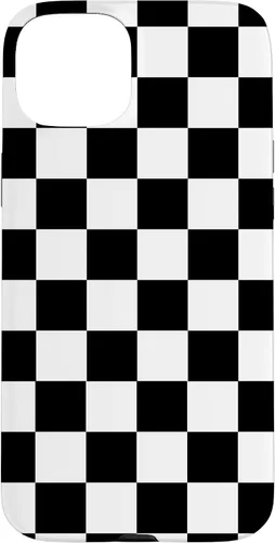 Vista 9 de Checked Chessboard Black Case for iPhone 17