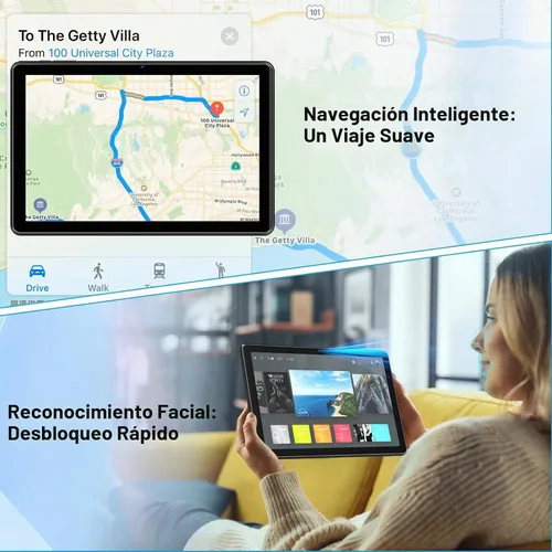 Vista 7 de Tablet de 10 Pulgadas, Tabletas Android 15 con 18 GB RAM+128 GB ROM (Expandible a 1 TB), Pantalla IPS HD de 1280 * 800 Octa Core, Batería de 6000