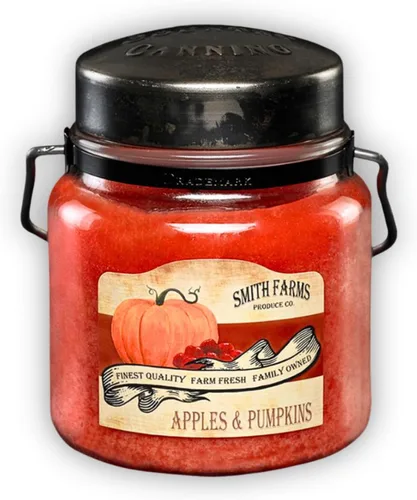 Vista 43 de McCall’s Candles Cocina de la Abuela Vela perfumada de 16 oz Hecha en EE. UU. Frasco rústico vintage con asa de transporte Fragancia
