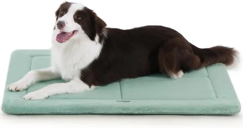 Vista 29 de Made4Pets Cojín Cama para Jaula de Perros Medianos y Grandes, Lavable y Reversible, Tapete Antideslizante para Perrera para un Sueño Acogedor, Cama
