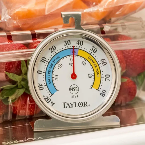 Vista 2 de Taylor Precision Products Classic Series - Termómetro de esfera grande (frigorífico y horno)