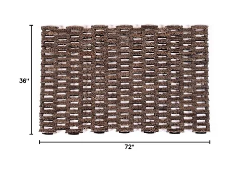Vista 2 de Durable Corporation 400S3672 Dura-Rug - Tapete de entrada, tono tierra, 36 x 72 pulgadas
