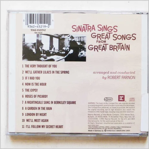 Vista 2 de Sinatra Sings Great Songs From Great Britain