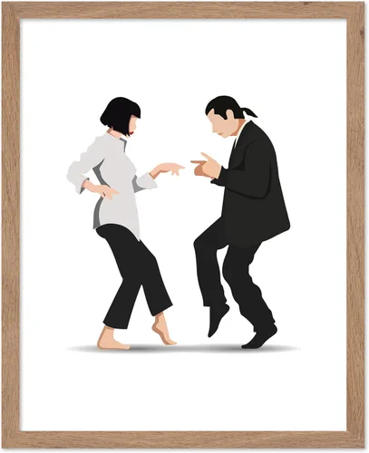Vista 49 de Poster Master Póster de baile de pareja, impresión icónica de baile, arte moderno, arte moderno, arte pop, arte de película, regalo para hombres