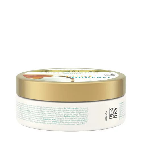 Vista 8 de Ogx Quenching Plus Coconut Curls Manteca para cabello dañado, 6.6 onzas fluidas