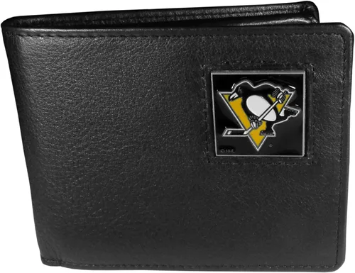 Vista 17 de Siskiyou Sports NHL Cartera de cuero genuino biplegable