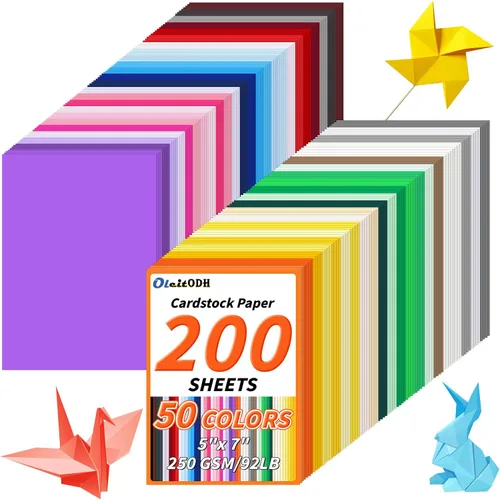 Vista 12 de Cartulina de 10,2 cm x 15,2 cm, paquete de 200 piezas, papel grueso y colorido en blanco, tarjetas en stock para invitaciones, creación de tarjetas