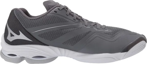 Vista 6 de Mizuno Wave Lightning Z6 - Zapatos de voleibol para mujer, Gris