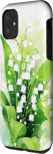 Vista 2 de Funda de salpicaduras de tinta de acuarela colorida para iPhone 11