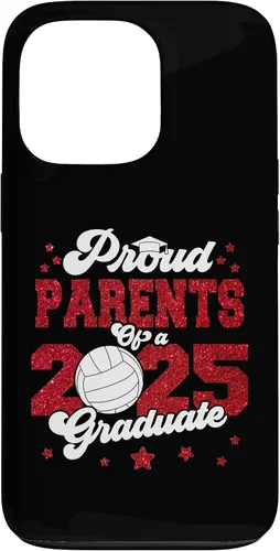 Vista 10 de iPhone 16 Parents of a 2025 Graduate Prom Graduation 25 VolleyBall Case