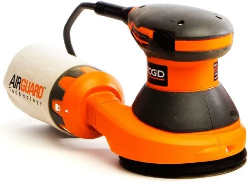 Vista 3 de Ridgid ZRR2601 Lijadora orbital aleatoria de 3 amperios y 120 V de 5 pulgadas (renovada)