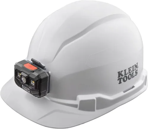 Vista 14 de Klein Tools Casco duro, estilo de gorra no ventilada, acolchado, autodesible, resistente al olor, probado hasta 20 kV Amarillo