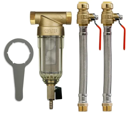 Vista 8 de iSpring FWSP50SL Spin Down Sedimento Filtro de Agua Cartucho de Sustitución, Cromo