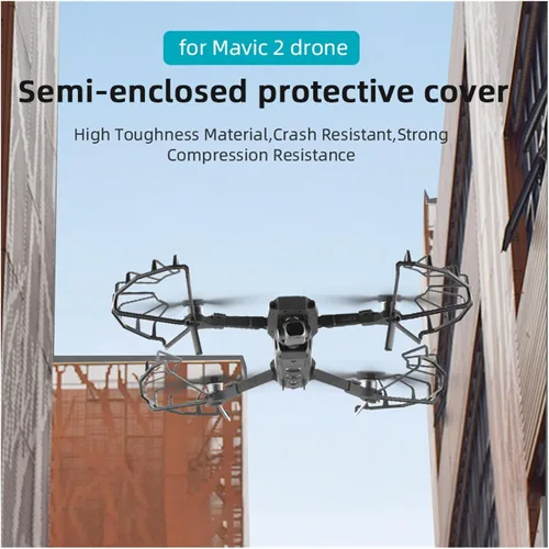 Vista 3 de SeiZed Hélices - Protector anticolisión para D-JI Mavic 2 Pro/Zoom Drone Propeller Protector de hélice Protectores de la cuchilla Apoyos Cubierta