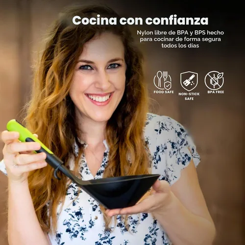 Vista 5 de Supa Ant - Cucharón para conservas, cuchara grande para alimentos, capacidad de pinta, fabricado en Estados Unidos