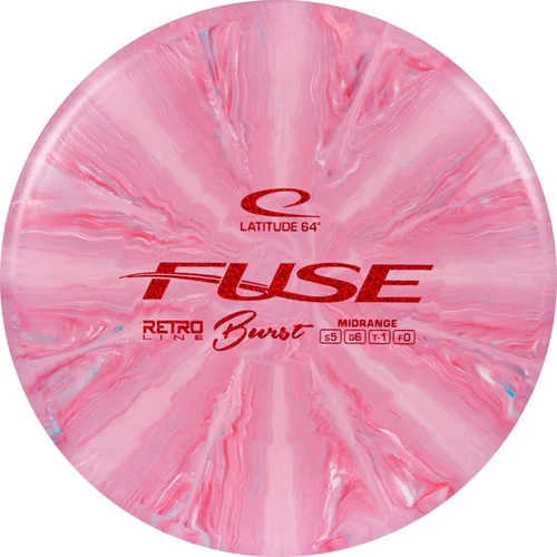 Vista 3 de Latitude 64 Retro Burst Disc Juego de golf, juegos al aire libre, juego de iniciación de frisbee para hombres y mujeres, conductores de River &