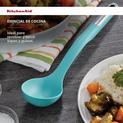 Vista 4 de KitchenAid Cuchara para untar de silicona, Aqua Sky
